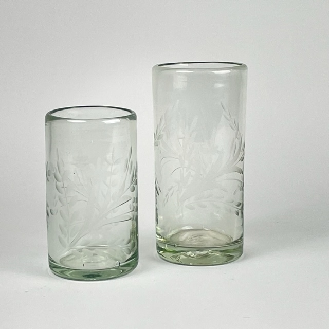 Etched Glass: Highball & Tumbler